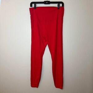 All in motion women’s xl red extra soft full length high rise leggings